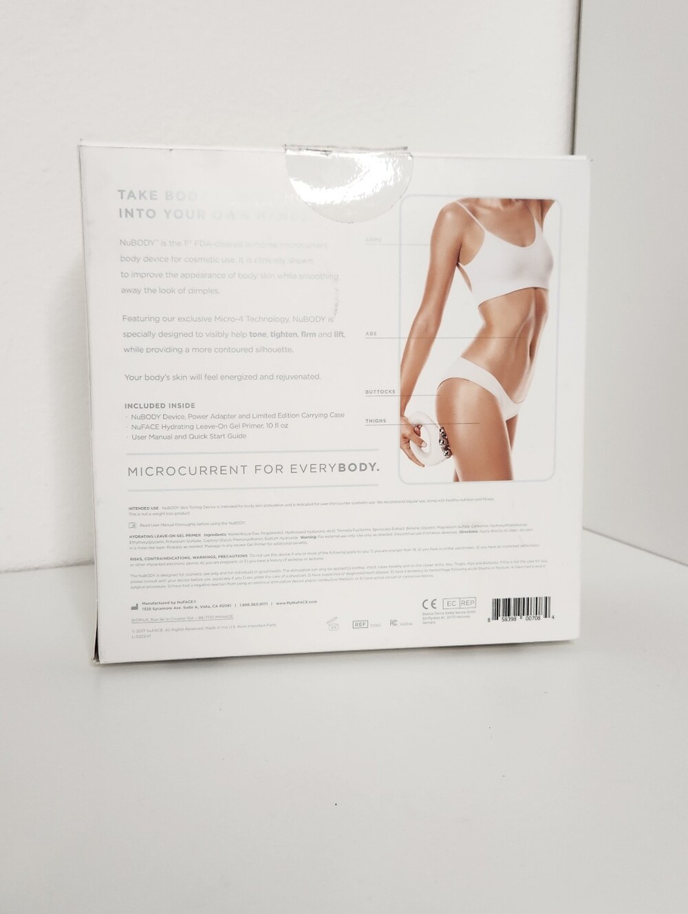 NuFACE NuBODY Skin Toning Device - White - Picture 4 of 4